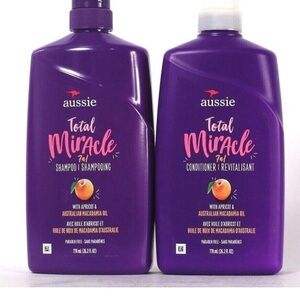 Aussie - Total Miracle 7-in-1 Shampoo and Conditioner Set - 2 Pack Bundle